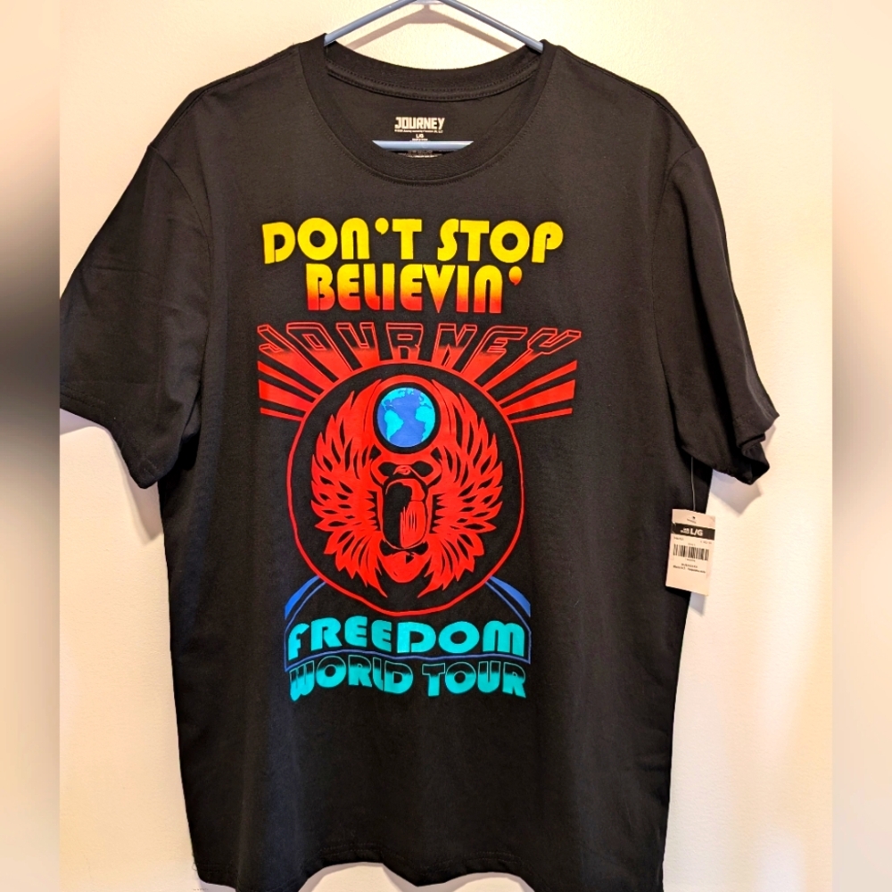 Black Graphic T-Shirt Journey